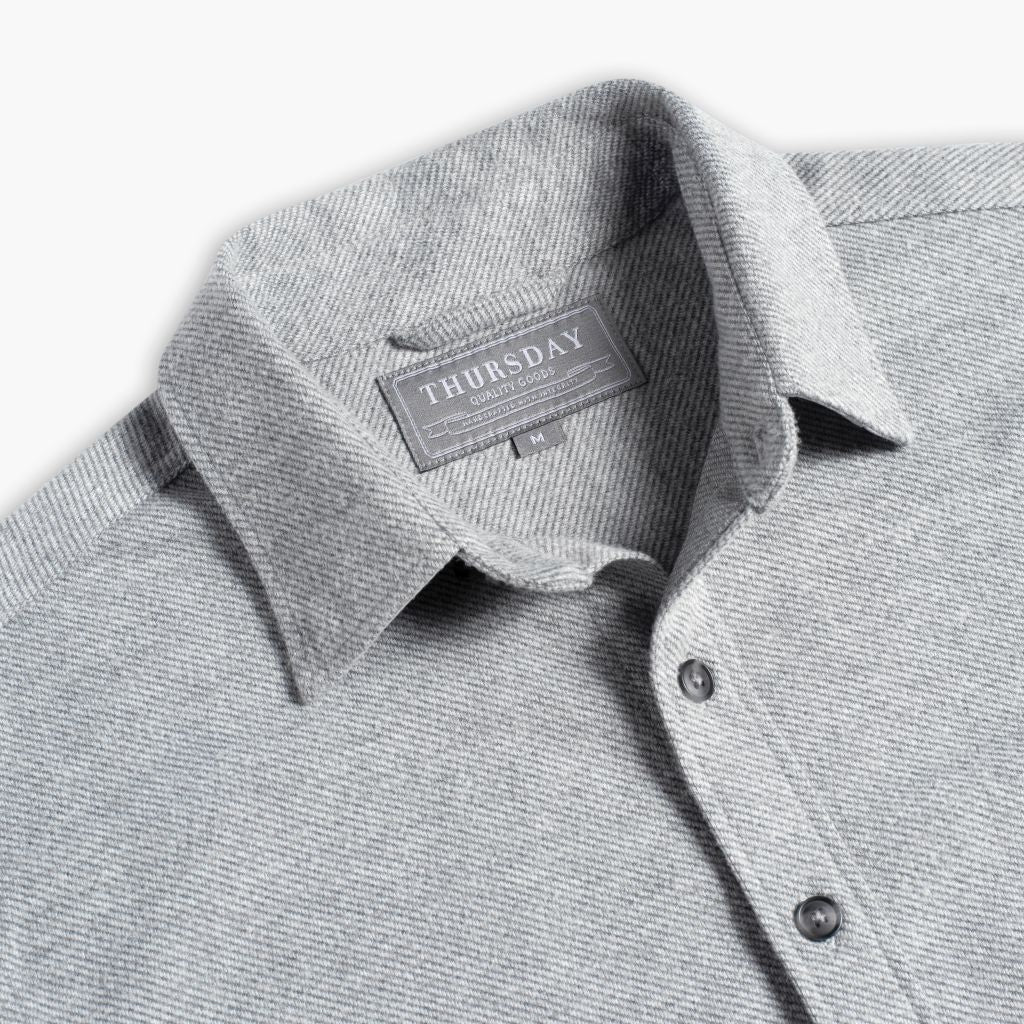 Everyday Button-Down Shirt | Light Grey - Image 4