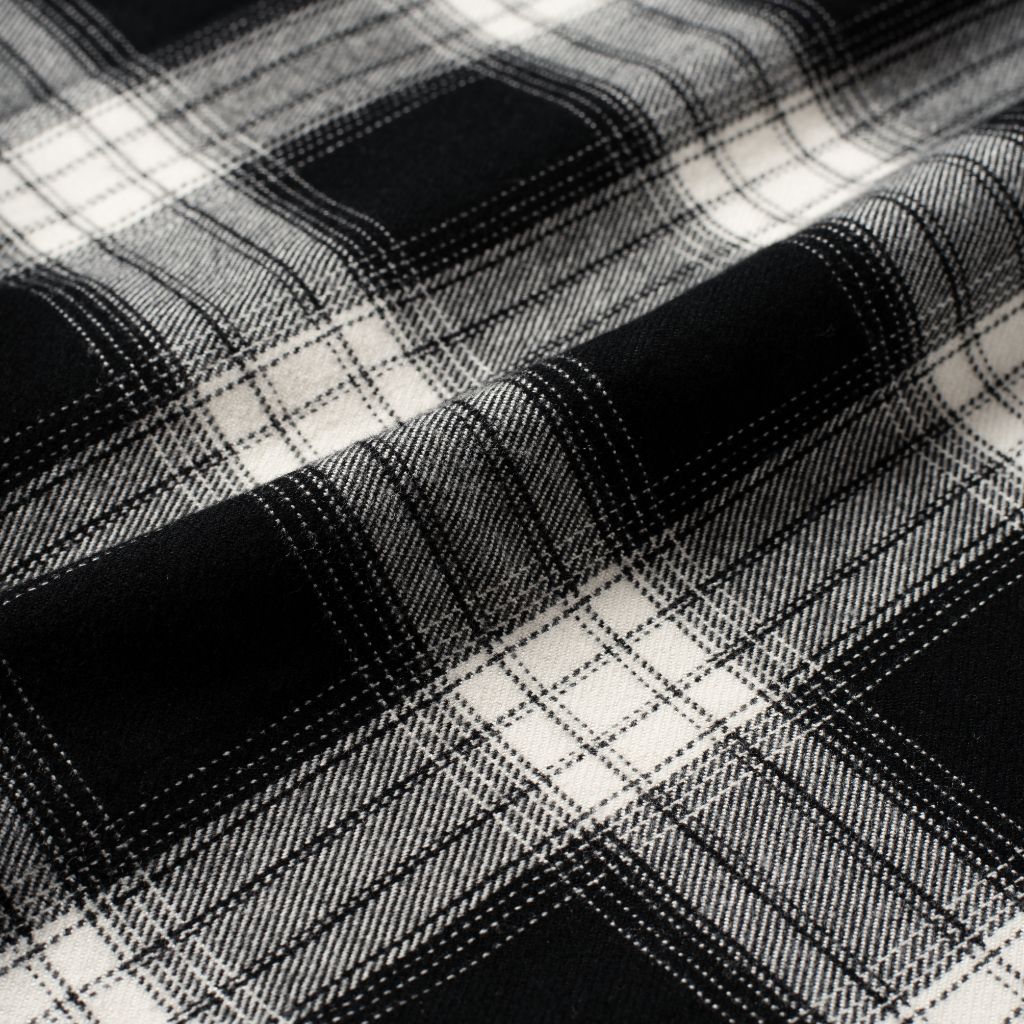 Forever Flannel Shirt | Black & Cream - Image 5