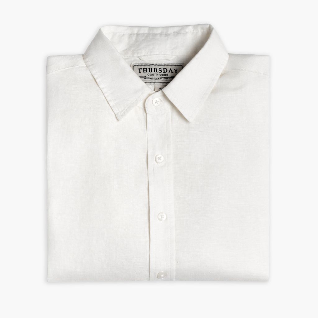 Linen Shirt | White - Image 3