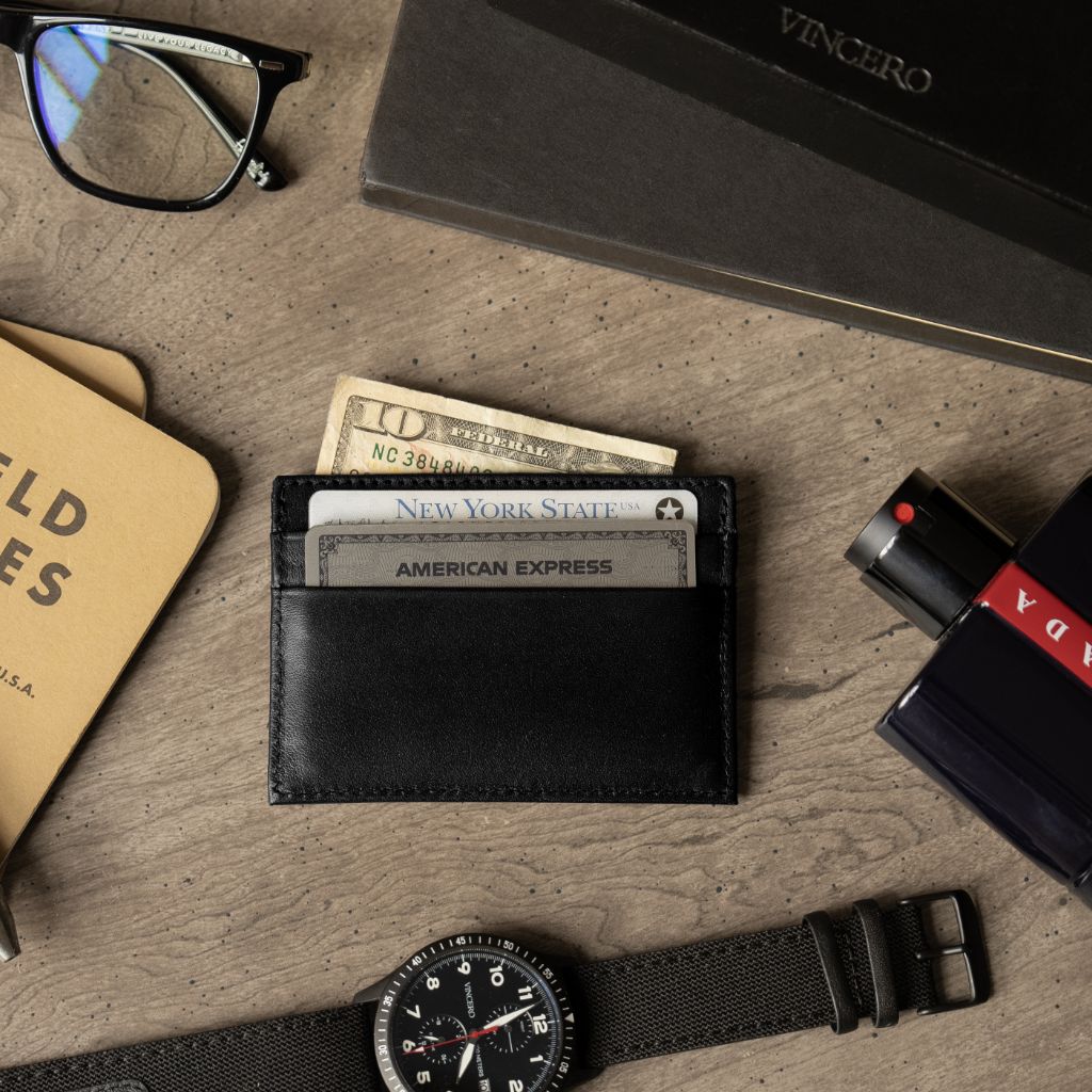 Leather Card Holder | Black - Image 7