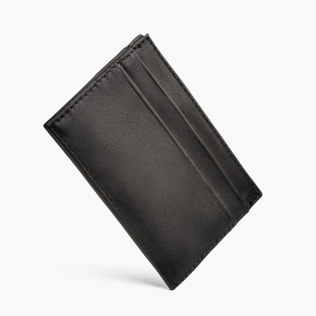 Leather Card Holder | Distressed Grey - Image 3