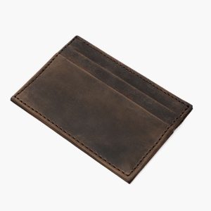 Leather Card Holder | Tobacco