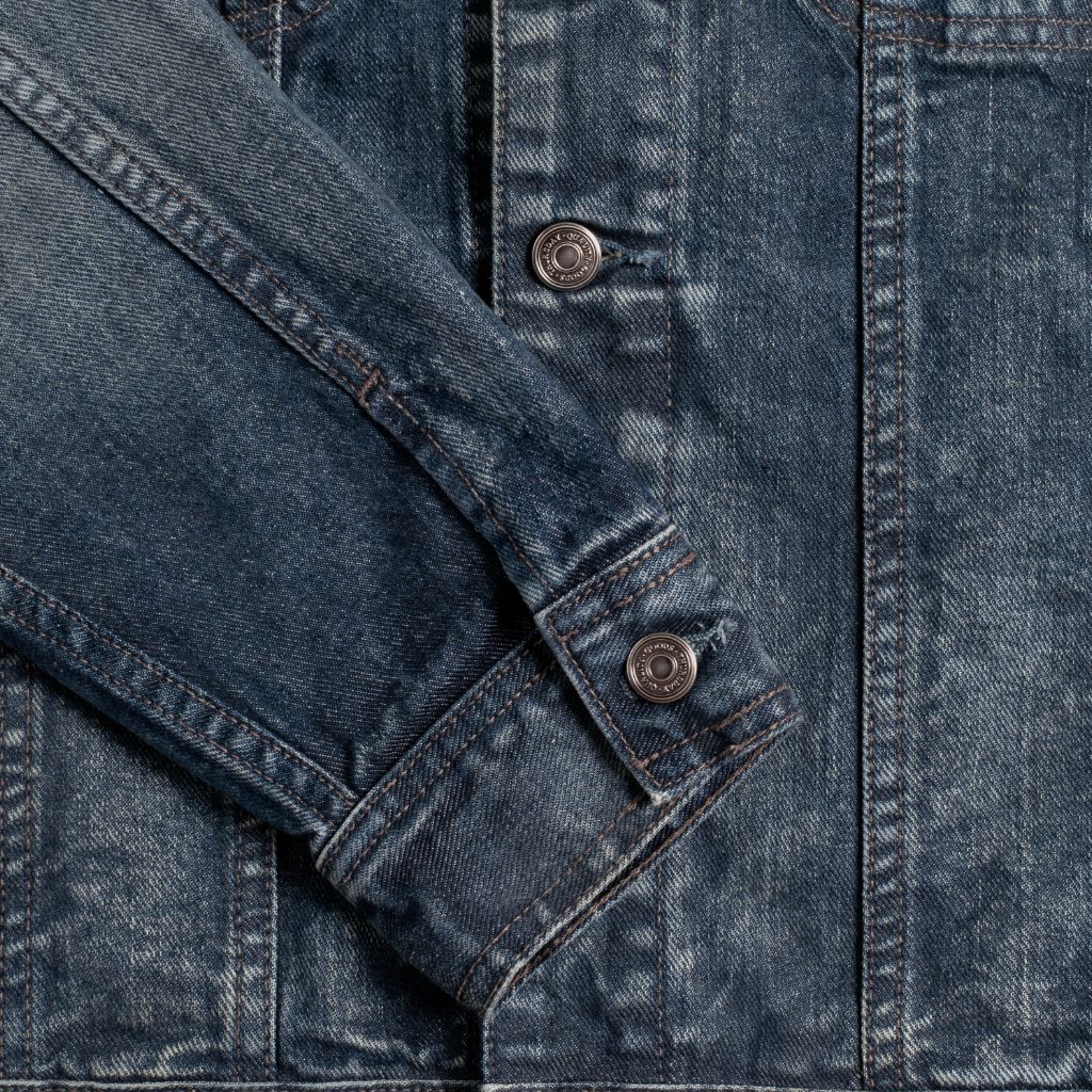 Denim Trucker Jacket | Faded Indigo - Image 7