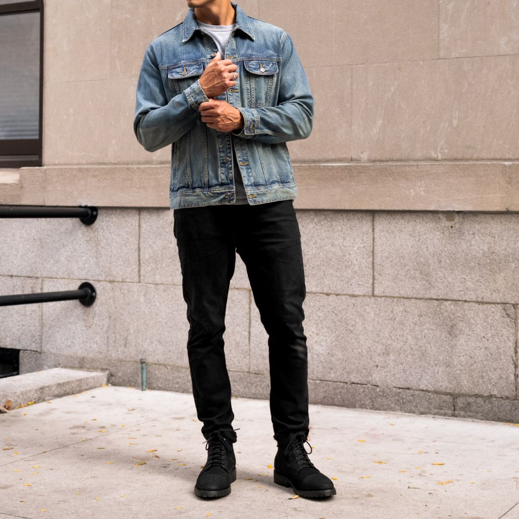 Denim Trucker Jacket | Medium Wash - Image 3