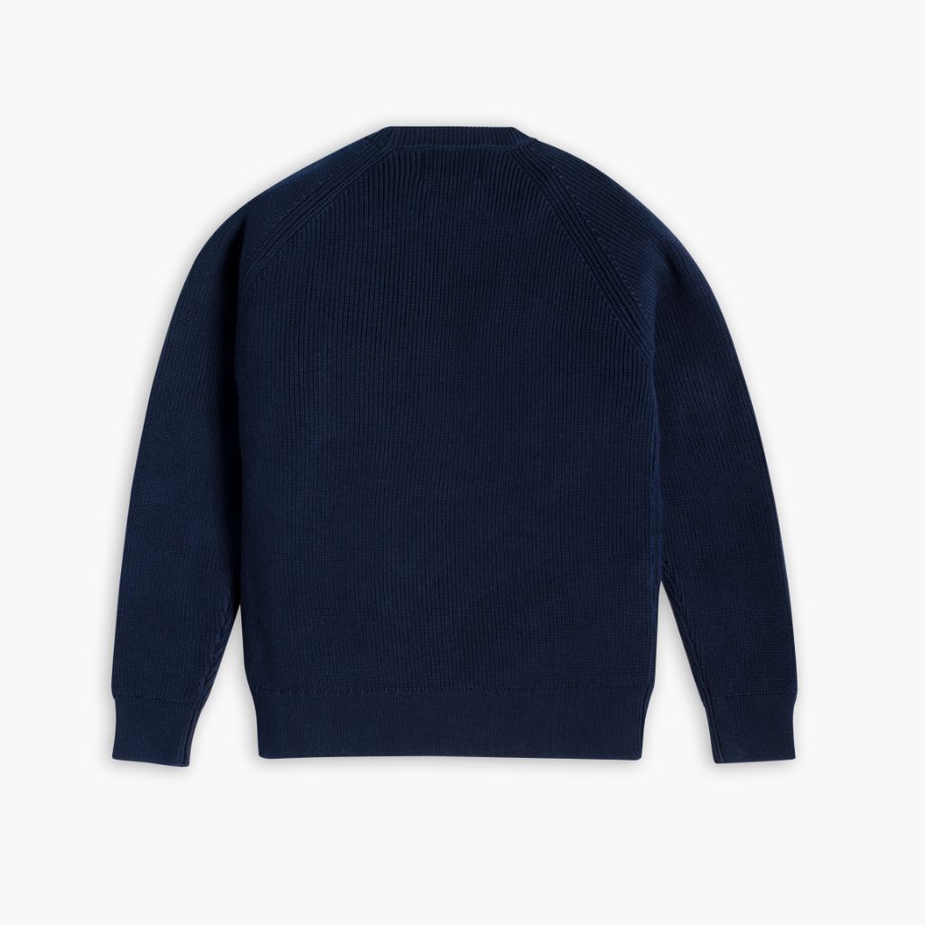 Ribbed Crewneck | Navy - Image 2