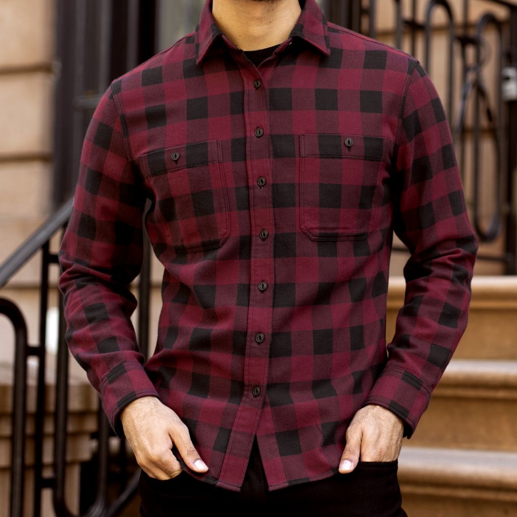 Buffalo Check Shirt | Red - Image 6