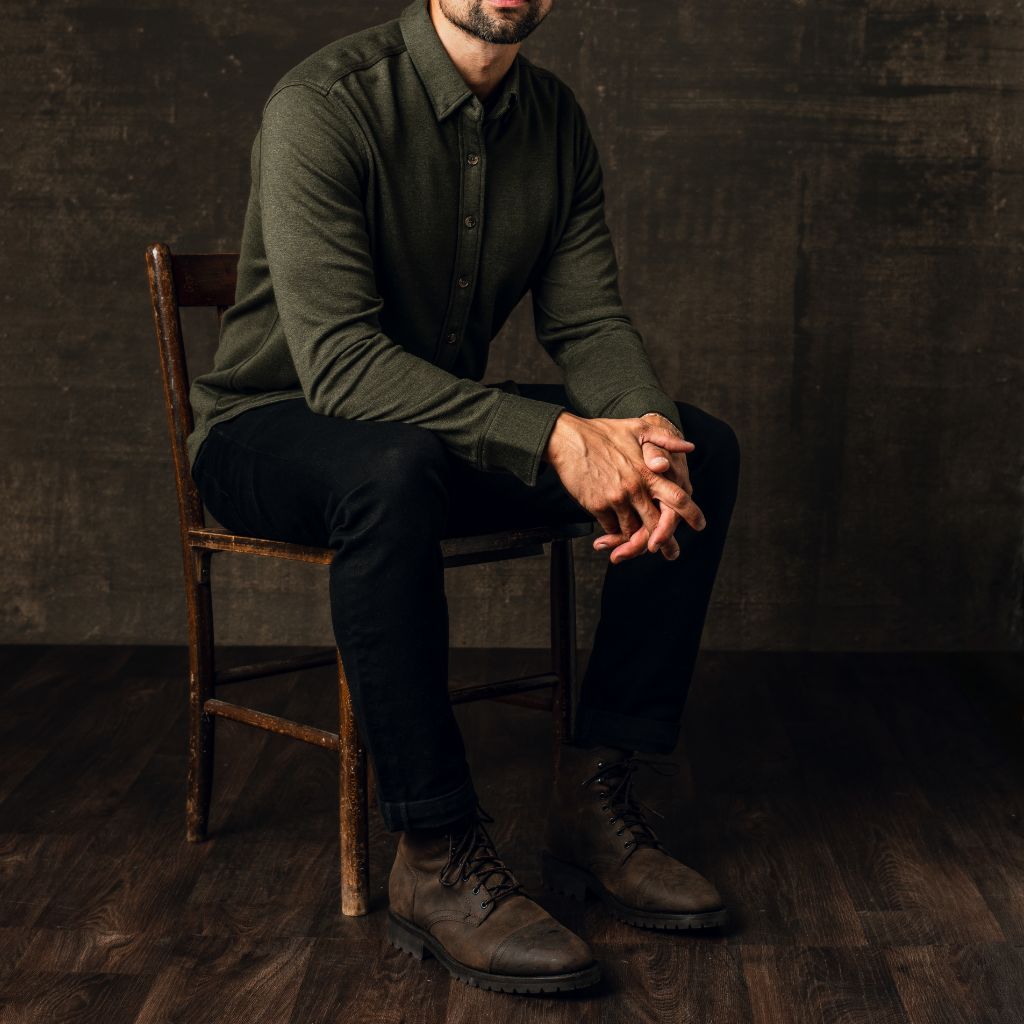 Everyday Button-Down Shirt | Olive - Image 8