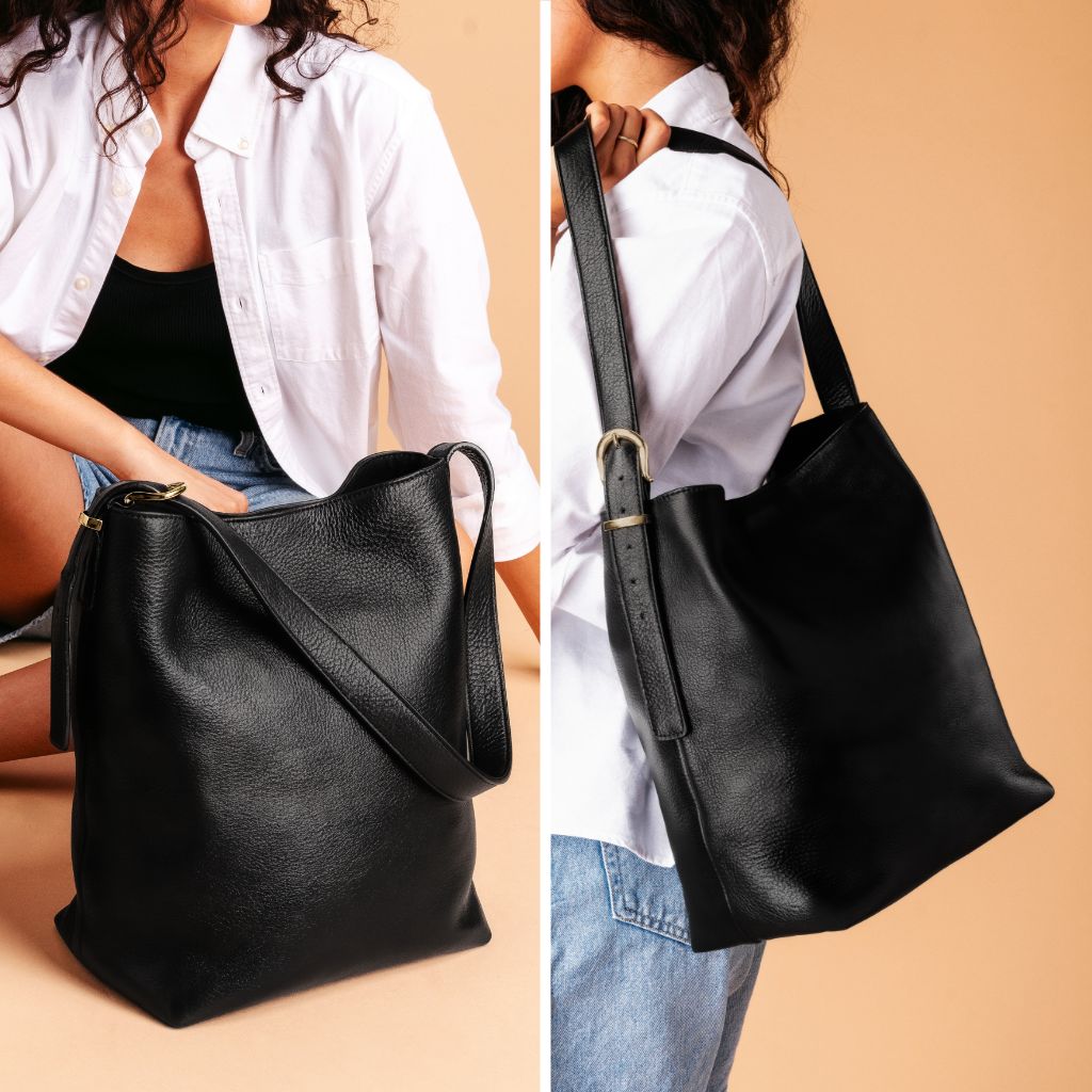 Bucket Bag | Black & Gold - Image 8