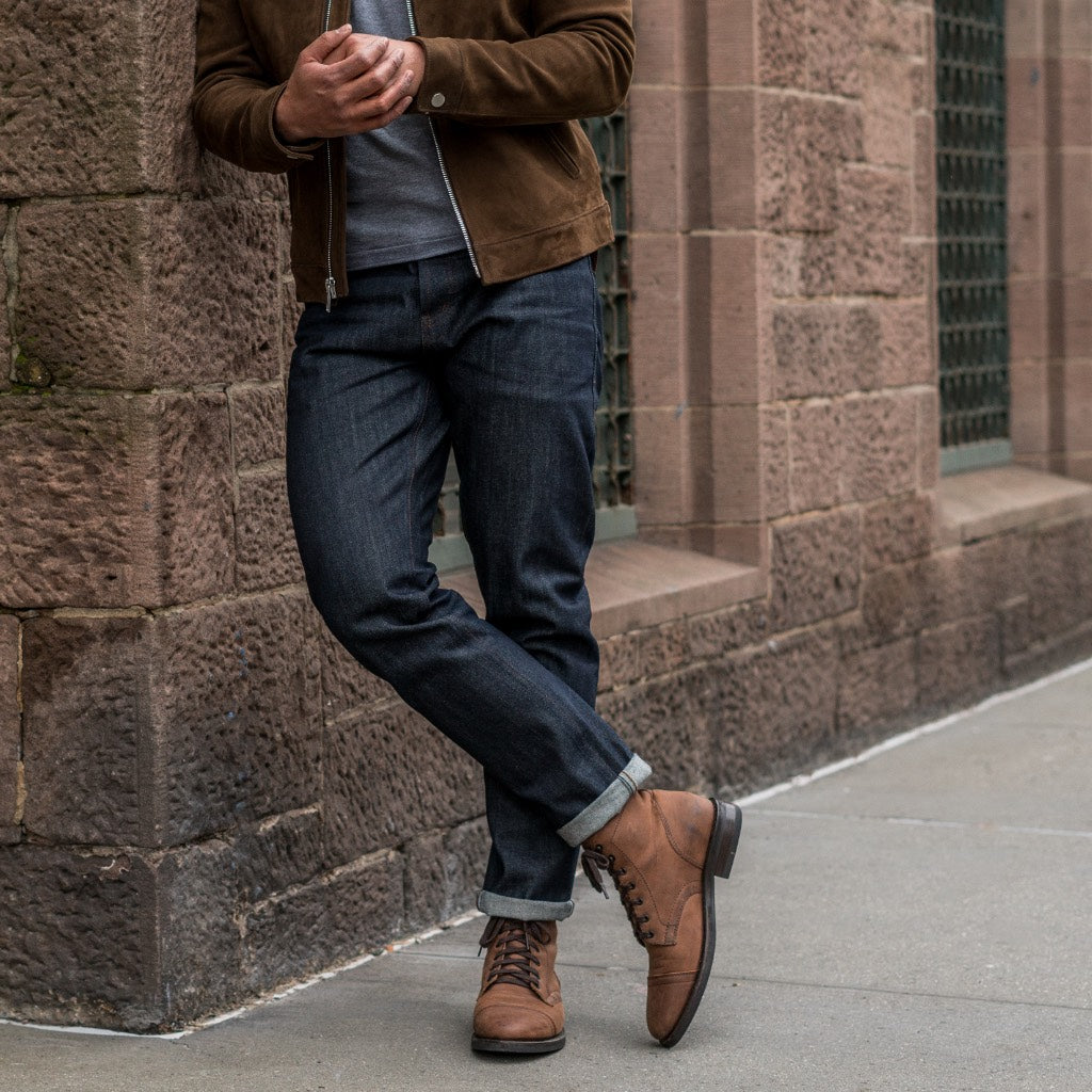 UB Selvedge Slim Tapered Jeans | Indigo (Slim Tapered) - Image 9