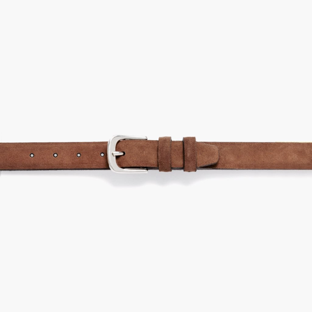 Men's Refined Leather Belt | Cognac Suede - Image 2